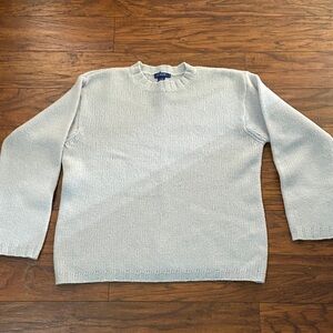 J. Crew Light Blue Crewneck Sweater